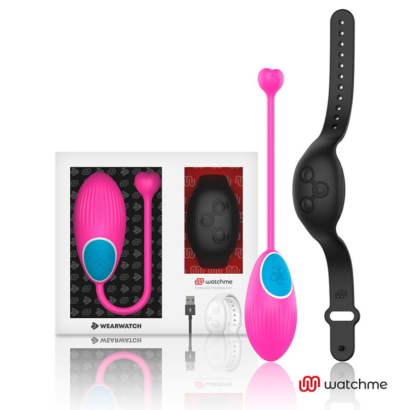 Imagen que nos facilita WEARWATCH de su producto erótico WEARWATCH - HUEVO CONTROL REMOTO TECHNOLOGY WATCHME FUCSIA / AZABACHE para nuestra categoría "JUGUETES BIENESTAR |Vibradores|Vibradores control remoto".