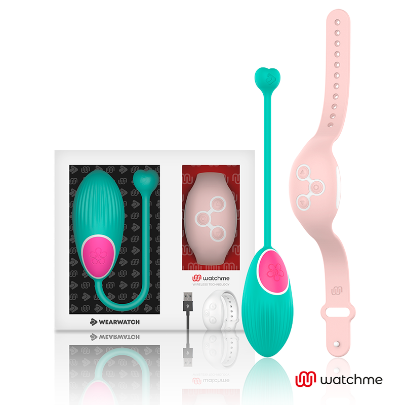 Imagen que nos facilita WEARWATCH de su producto erótico WEARWATCH - HUEVO CONTROL REMOTO TECHNOLOGY WATCHME AGUA MARINA  / ROSA para nuestra categoría "JUGUETES BIENESTAR |Vibradores|Vibradores control remoto".