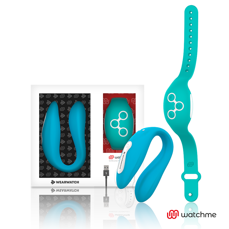 Imagen que nos facilita WEARWATCH de su producto erótico WEARWATCH - VIBRADOR DUAL TECHNOLOGY WATCHME AÑIL /AGUA MARINA para nuestra categoría "JUGUETES BIENESTAR |Vibradores|Vibradores control remoto".