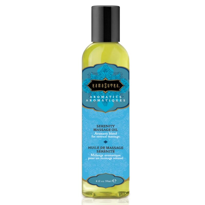 Imagen que nos facilita KAMASUTRA  COSMETICS de su producto erótico KAMASUTRA - ACEITE DE MASAJE SERENITY 59 ML para nuestra categoría "DROGUERÍA |Para Masajes|Aceites sin sabores".