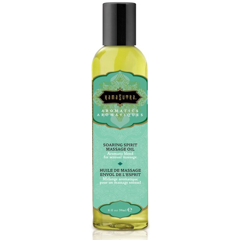 Imagen que nos facilita KAMASUTRA  COSMETICS de su producto erótico KAMASUTRA - SOARING SPIRIT ACEITE DE MASAJE 59 ML para nuestra categoría "DROGUERÍA |Para Masajes|Aceites sin sabores".