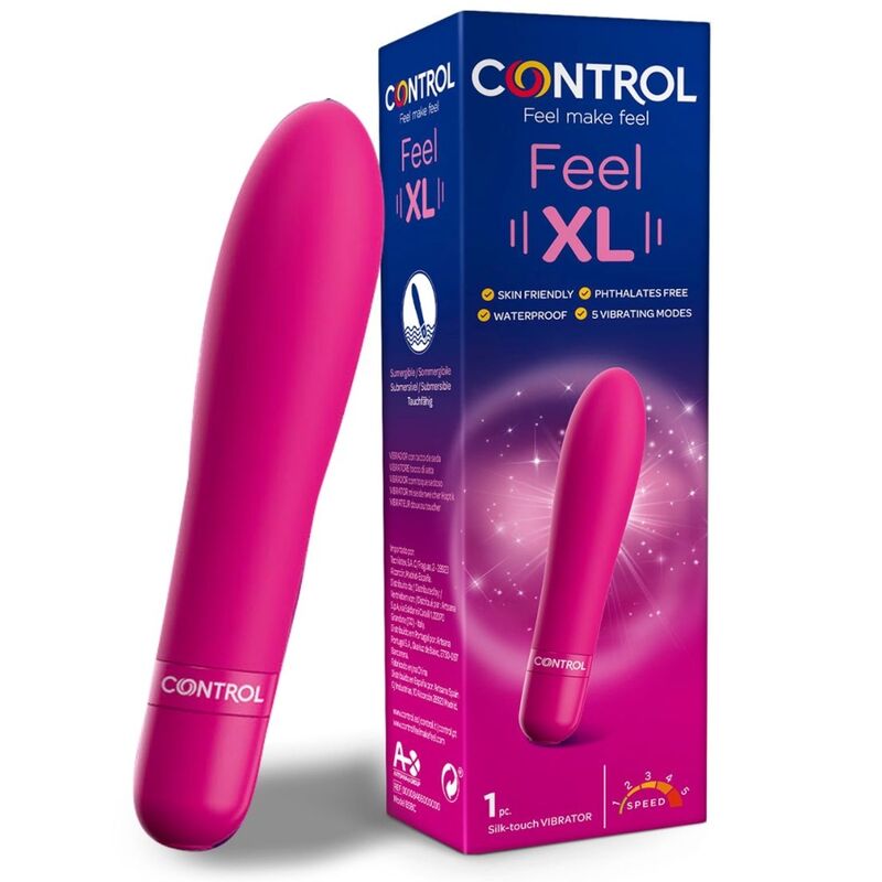 Imagen que nos facilita CONTROL TOYS de su producto erótico CONTROL - FEEL XL BALA VIBRADORA para nuestra categoría "JUGUETES BIENESTAR |Vibradores|Mini vibradores".