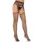 Imagen que nos facilita LEG AVENUE HOSIERY de su producto erótico LEG AVENUE - INDUSTRIAL MEDIAS - LIGUERO CON ANILLAS CUERPO DE RED TALLA ÚNICA para nuestra categoría "MODA & LENCERÍA|Lencería Mujer|Lencería Picante|Medias con Liguero".