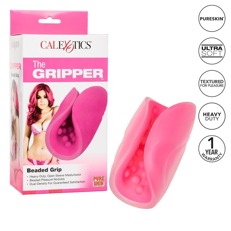Imagen que nos facilita CALEXOTICS de su producto erótico CALEXOTICS - BEADED GRIP MASTURBADOR TEXTURADO para nuestra categoría "JUGUETES BIENESTAR |Juguetes para Hombres|Masturbadores varios".