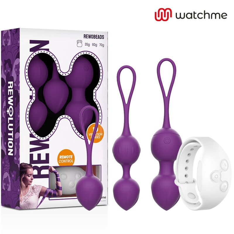 Imagen que nos facilita REWOLUTION de su producto erótico REWOLUTION - REWOBEADS BOLAS VIBRADORAS CONTROL REMOTO CON TECNOLOGIA WATCHME para nuestra categoría "JUGUETES BIENESTAR |Vibradores|Vibradores control remoto".