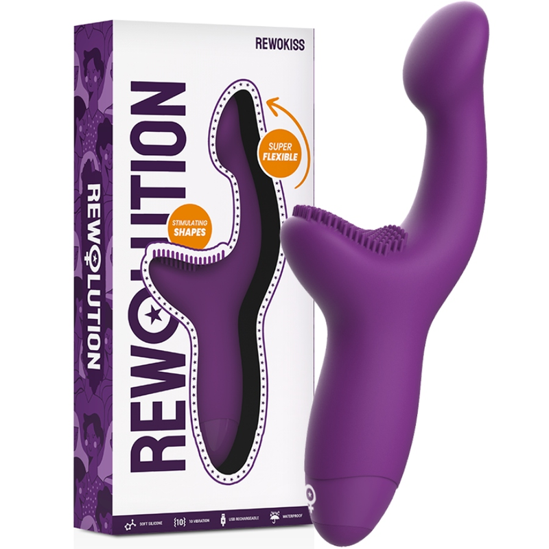 Imagen que nos facilita REWOLUTION de su producto erótico REWOLUTION - REWOKISS VIBRADOR ESTIMULADOR PUNTO A para nuestra categoría "JUGUETES BIENESTAR |Vibradores|Rotadores y vibradores".
