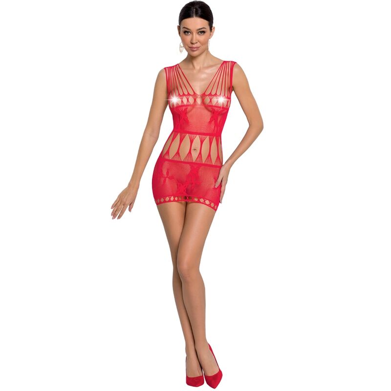 Imagen que nos facilita PASSION WOMAN de su producto erótico PASSION - WOMAN BS090 BODYSTOCKING ROJO TALLA ÚNICA para nuestra categoría "MODA & LENCERÍA|Lencería Mujer|Lencería Picante|Vestidos Sexys".