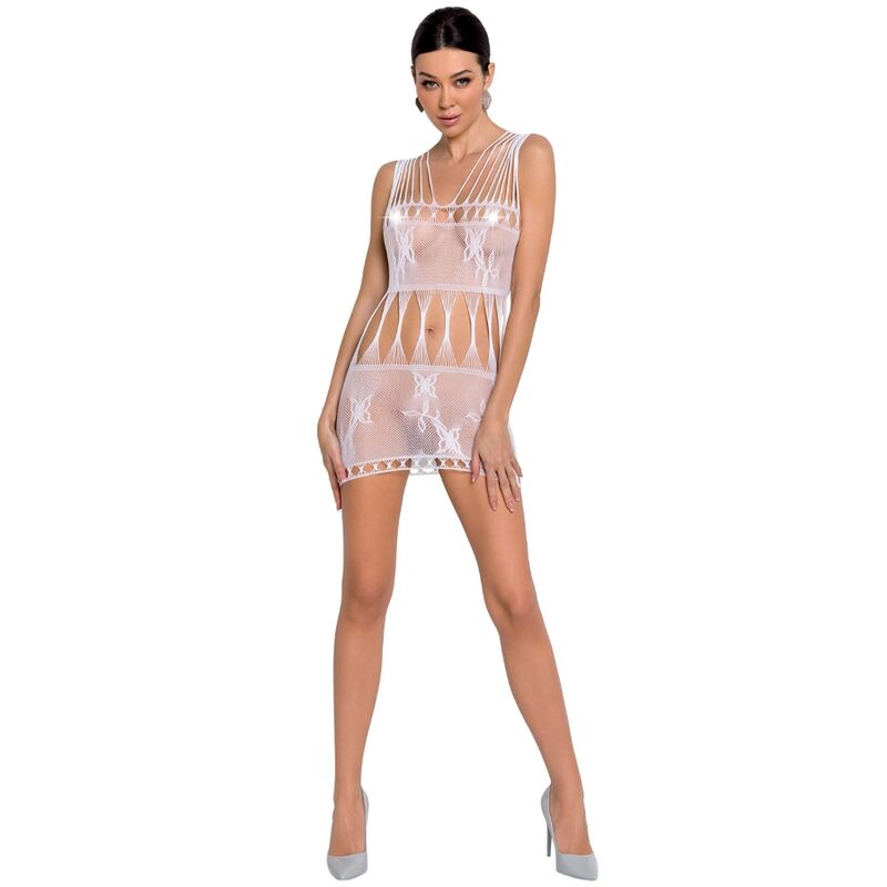 Imagen que nos facilita PASSION WOMAN de su producto erótico PASSION - WOMAN BS090 BODYSTOCKING BLANCO TALLA ÚNICA para nuestra categoría "MODA & LENCERÍA|Lencería Mujer|Lencería Picante|Vestidos Sexys".