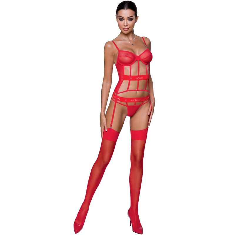 Imagen que nos facilita PASSION WOMAN CORSETS de su producto erótico PASSION - KYOUKA CORSET ROJO S/M para nuestra categoría "MODA & LENCERÍA|Lencería Mujer|Lencería Picante|Corsets".