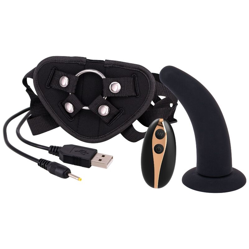 Imagen que nos facilita SEVEN CREATIONS de su producto erótico SEVEN CREATIONS - ARNÉS STRAP ON CON DILDO 125 CM para nuestra categoría "JUGUETES BIENESTAR |Vibradores|Vibradores control remoto".
