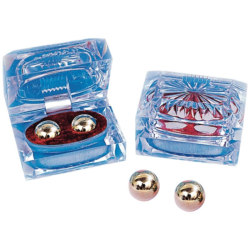 Imagen que nos facilita SEVEN CREATIONS de su producto erótico SEVEN CREATIONS - BOLAS BEN WA GOLD para nuestra categoría "JUGUETES BIENESTAR |Juguetes para Mujeres|Bolas Chinas".