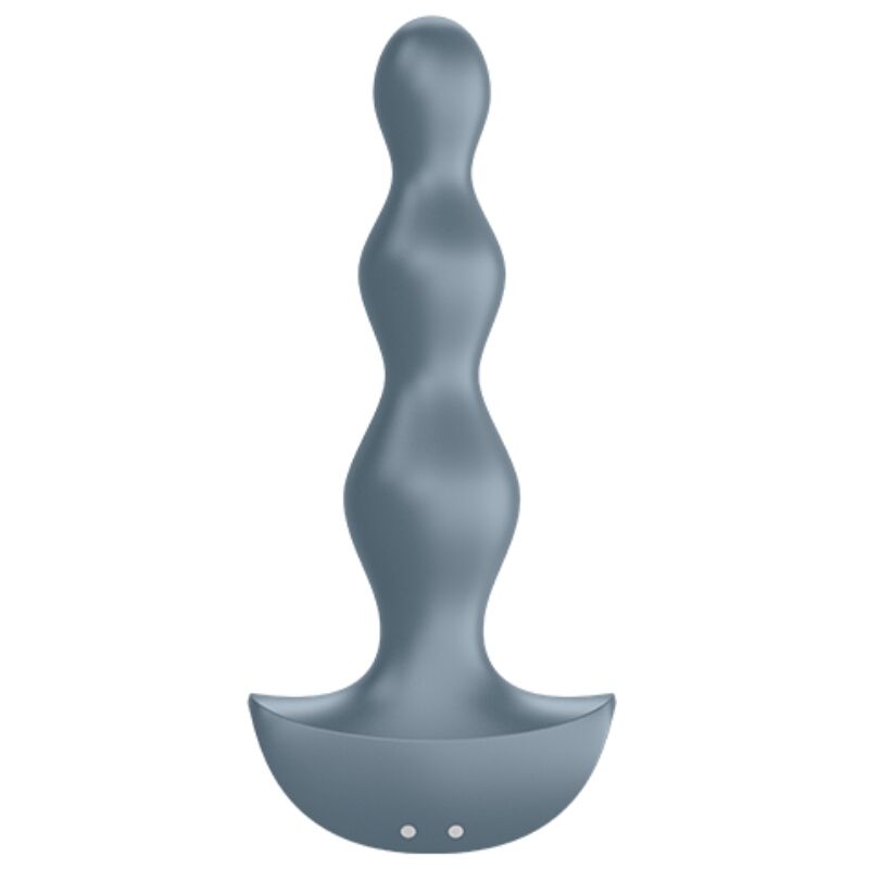 Imagen que nos facilita SATISFYER PLUGS de su producto erótico SATISFYER - LOLLI PLUG 2 PLUG VIBRATOR GRIS para nuestra categoría "JUGUETES BIENESTAR |Anal|Plugs Anales".