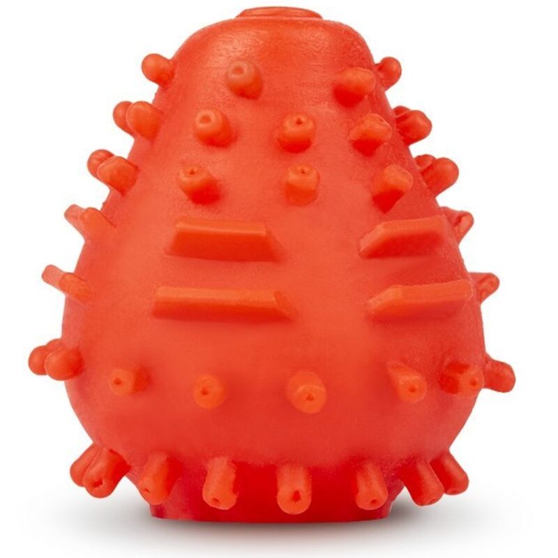 Imagen que nos facilita G-VIBE de su producto erótico G-VIBE - HUEVO MASTURBADOR TEXTURADO REUTILIZABLE ROJO para nuestra categoría "JUGUETES BIENESTAR |Juguetes para Hombres|Masturbadores varios".