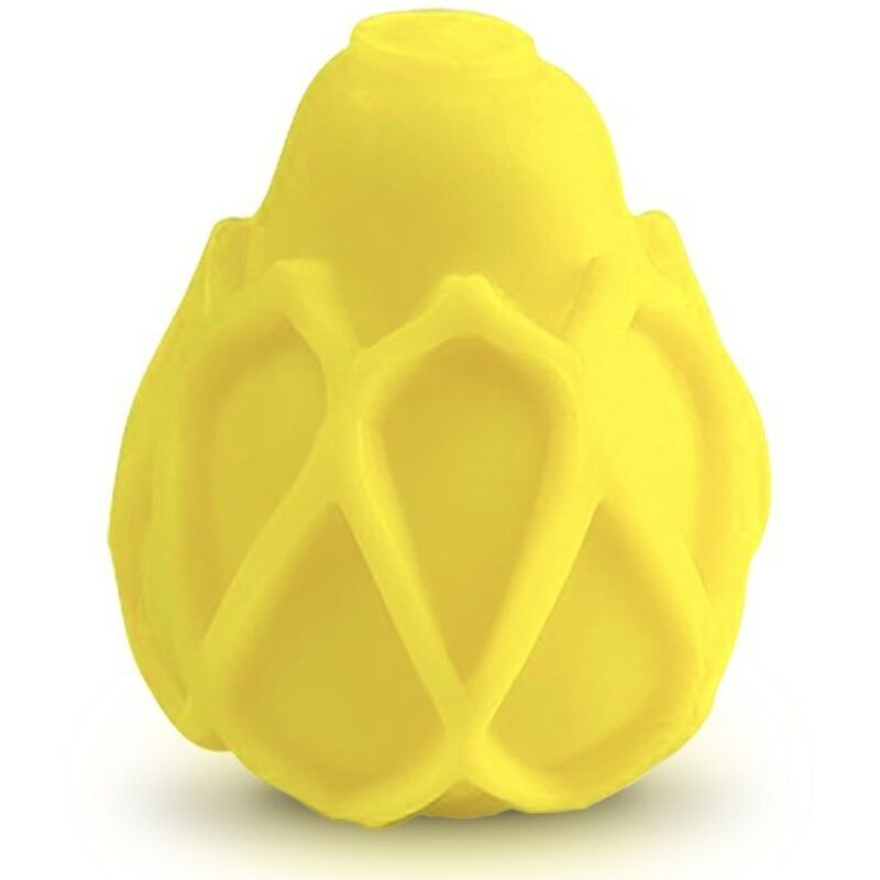 Imagen que nos facilita G-VIBE de su producto erótico G-VIBE - HUEVO MASTURBADOR TEXTURADO REUTILIZABLE AMARILLO para nuestra categoría "JUGUETES BIENESTAR |Juguetes para Hombres|Masturbadores varios".