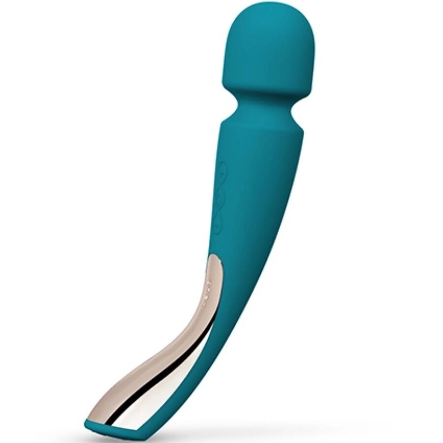 Imagen que nos facilita LELO de su producto erótico LELO - MASAJEADOR SMART MEDIUM WAND 2 VERDE AGUA para nuestra categoría "JUGUETES BIENESTAR |Juguetes para Mujeres|Estimuladores|Masajeadores".