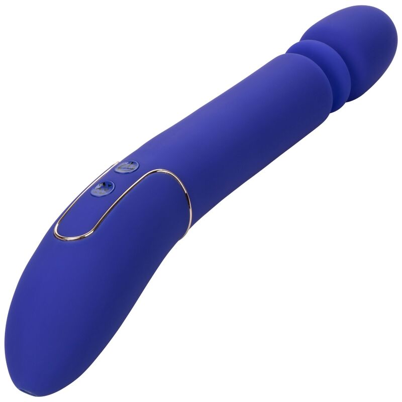 Imagen que nos facilita CALEXOTICS de su producto erótico CALEXOTICS - SHAMELESS SLIM THUMPER MASAJEADOR AZUL para nuestra categoría "JUGUETES BIENESTAR |Juguetes para Mujeres|Estimuladores|Masajeadores".