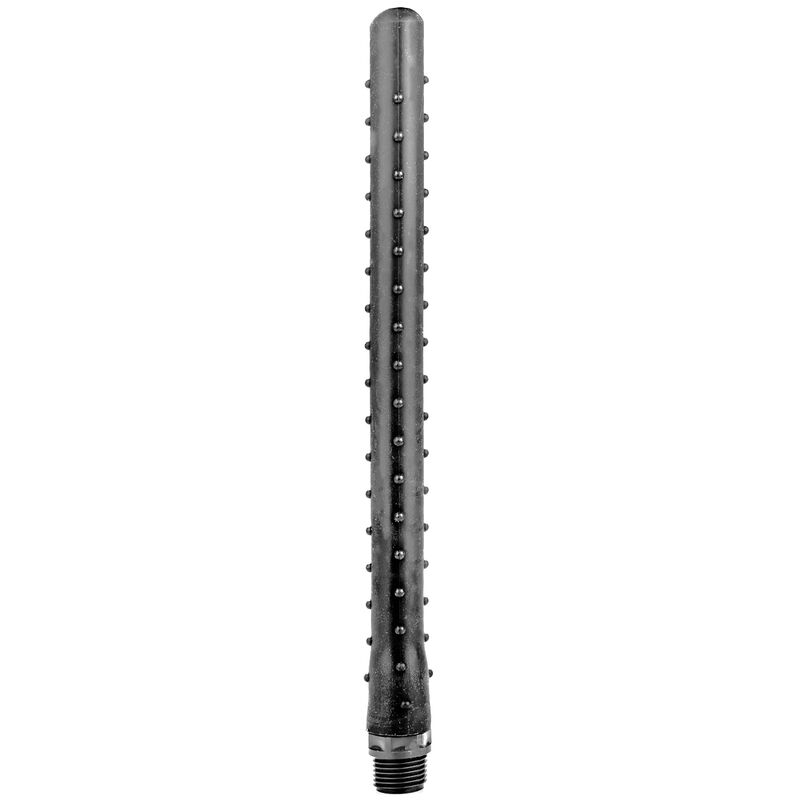 Imagen que nos facilita ALL BLACK de su producto erótico ALL BLACK - RIDGED DUCHA ANAL SILICONA 27 CM para nuestra categoría "JUGUETES BIENESTAR |Anal|Dildos Anales".