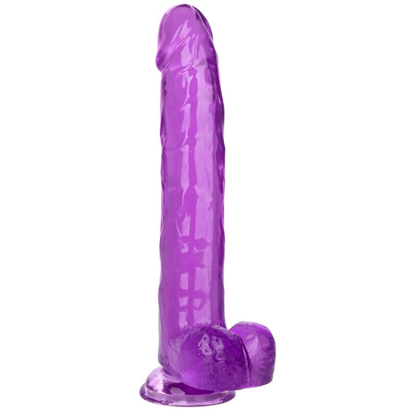 Imagen que nos facilita CALEXOTICS de su producto erótico CALEXOTICS - SIZE QUEEN DILDO LILA 25.5 CM para nuestra categoría "JUGUETES BIENESTAR |Dildos sin Vibración".