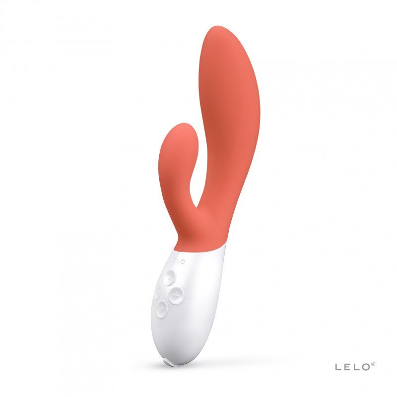 Imagen que nos facilita LELO de su producto erótico LELO - INA 3 VIBRADOR RABBIT LUJO CORAL para nuestra categoría "JUGUETES BIENESTAR |Vibradores|Vibradores Rabbit".