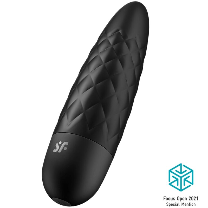 Imagen que nos facilita SATISFYER VIBRATOR de su producto erótico SATISFYER - ULTRA POWER BULLET 5 BALA VIBRADORA NEGRA para nuestra categoría "JUGUETES BIENESTAR |Juguetes para Mujeres|Estimuladores|Balas vibradoras".