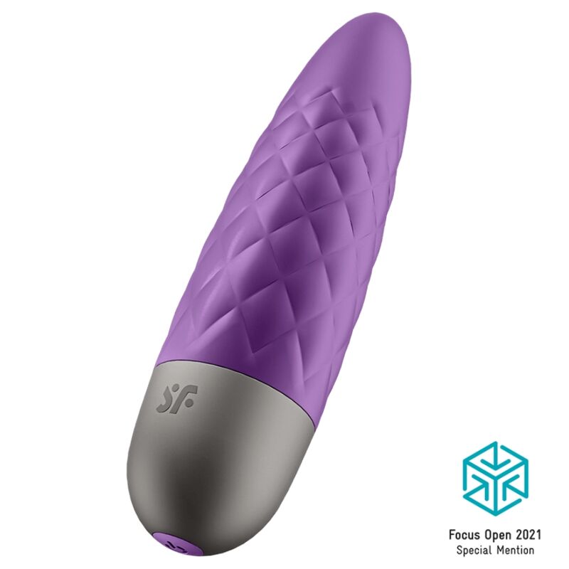Imagen que nos facilita SATISFYER VIBRATOR de su producto erótico SATISFYER - ULTRA POWER BULLET 5 BALA VIBRADORA VIOLETA para nuestra categoría "JUGUETES BIENESTAR |Juguetes para Mujeres|Estimuladores|Balas vibradoras".