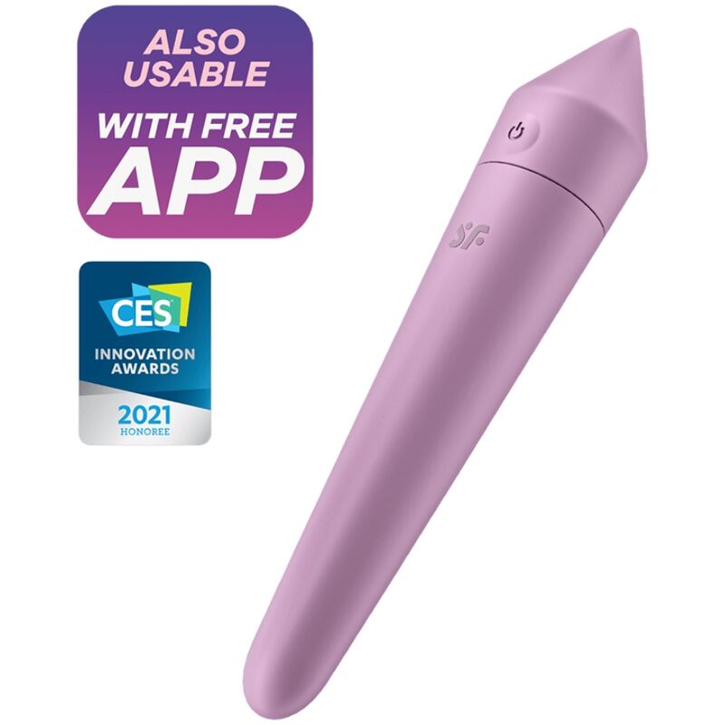 Imagen que nos facilita SATISFYER CONNECT de su producto erótico SATISFYER - ULTRA POWER BULLET 8 BALA VIBRADORA LILA para nuestra categoría "JUGUETES BIENESTAR |Vibradores|Vibradores con APP".