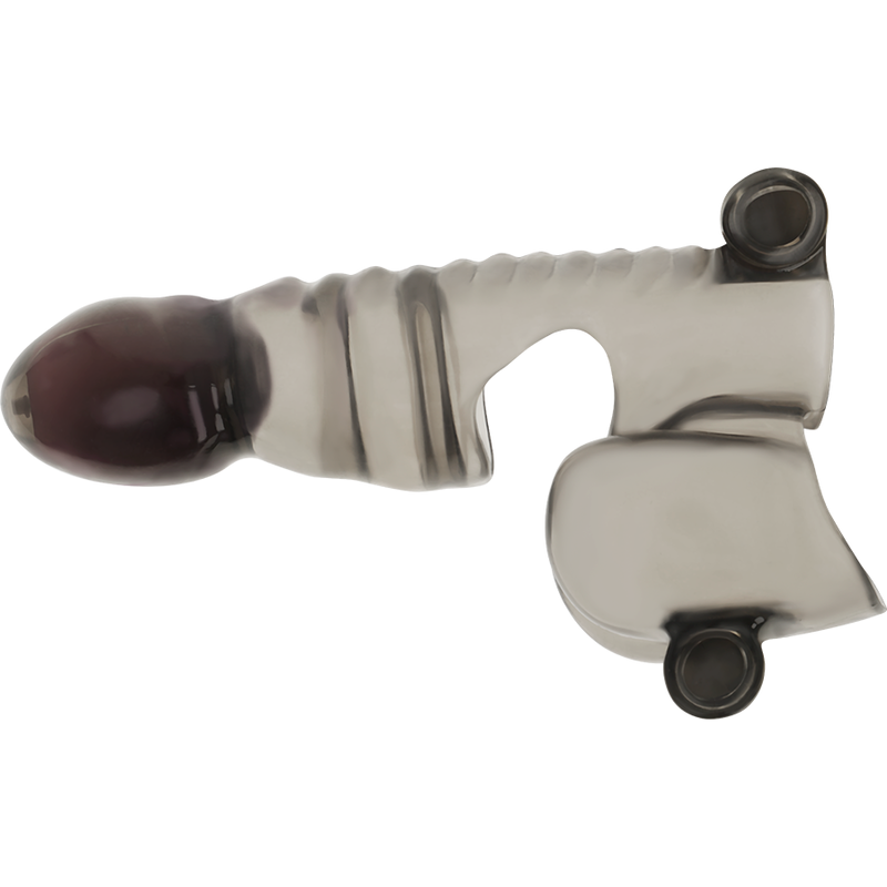 Imagen que nos facilita OHMAMA de su producto erótico OHMAMA - FUNDA PENE Y TESTÍCULOS 3 MOTORES para nuestra categoría "JUGUETES BIENESTAR |Juguetes para Mujeres|Estimuladores|Para Clítoris".