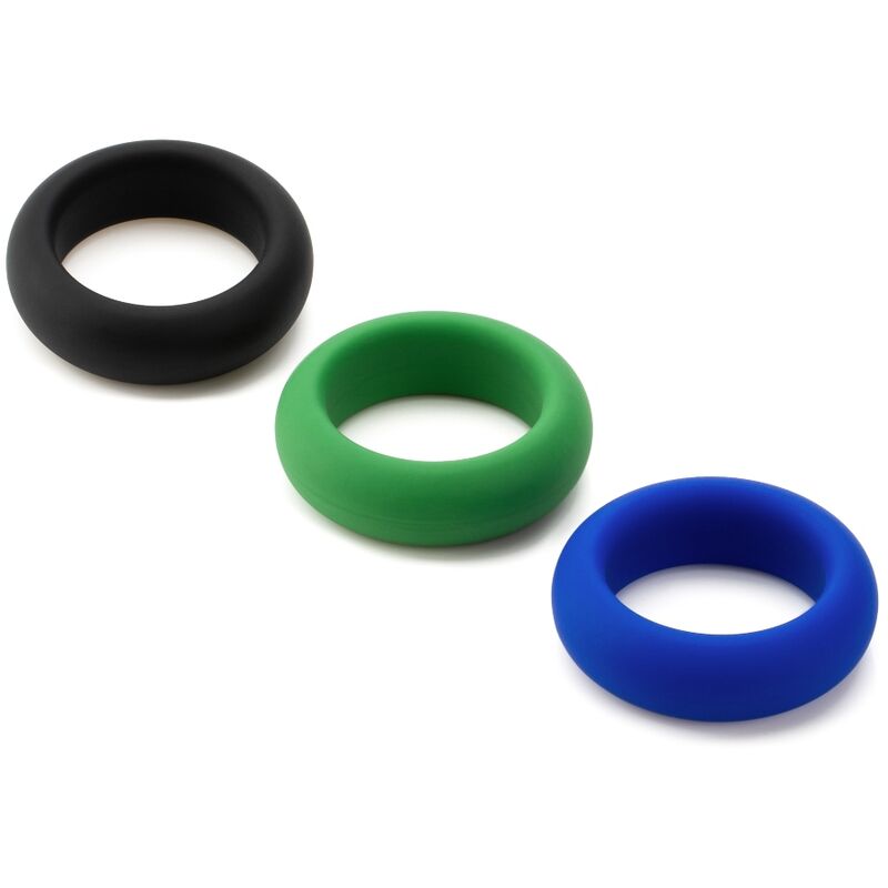 Imagen que nos facilita JE JOUE de su producto erótico JE JOUE - SILICONE SET ANILLOS PENE DE SILICONA para nuestra categoría "JUGUETES BIENESTAR |Juguetes para Hombres|Accesorios para el pene|Anillos Pene|Anillos sin vibración".