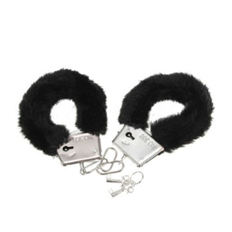 Imagen que nos facilita DIABLO PICANTE de su producto erótico DIABLO PICANTE - ESPOSAS METAL FORRADAS NEGRO para nuestra categoría "BDSM & BONDAGE |Bondage|Esposas".