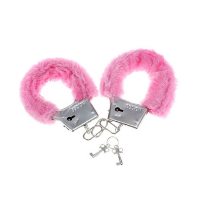 Imagen que nos facilita DIABLO PICANTE de su producto erótico DIABLO PICANTE - ESPOSAS METAL FORRADAS ROSA para nuestra categoría "BDSM & BONDAGE |Bondage|Esposas".