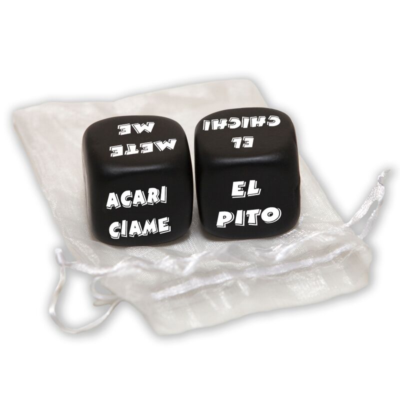 Imagen que nos facilita DIABLO PICANTE de su producto erótico DIABLO PICANTE - 2 DADOS ACCIÓN Y PARTE DEL CUERPO para nuestra categoría "JUEGOS |Juego de Dados".