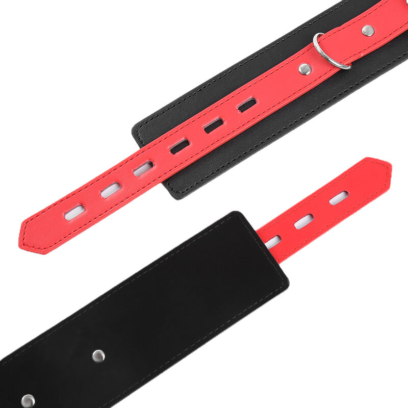 Imagen que nos facilita OHMAMA FETISH de su producto erótico OHMAMA FETISH - LOCK BUCKLE WRIST RESTRAINTS para nuestra categoría "BDSM & BONDAGE |Bondage|Esposas".