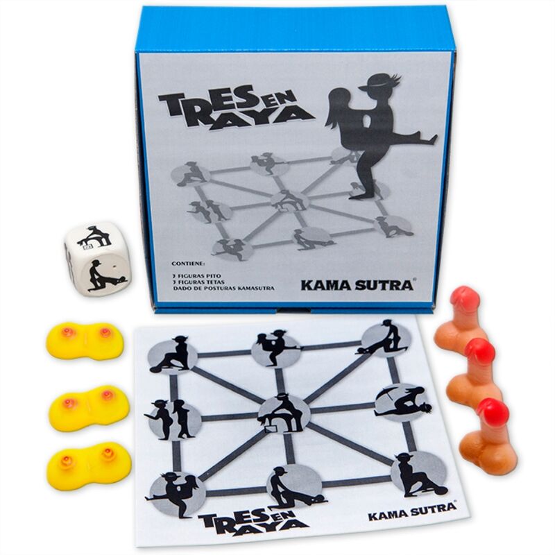 Imagen que nos facilita DIABLO PICANTE de su producto erótico DIABLO PICANTE - TRES EN RAYA KAMASUTRA para nuestra categoría "JUEGOS |Juegos de mesa".