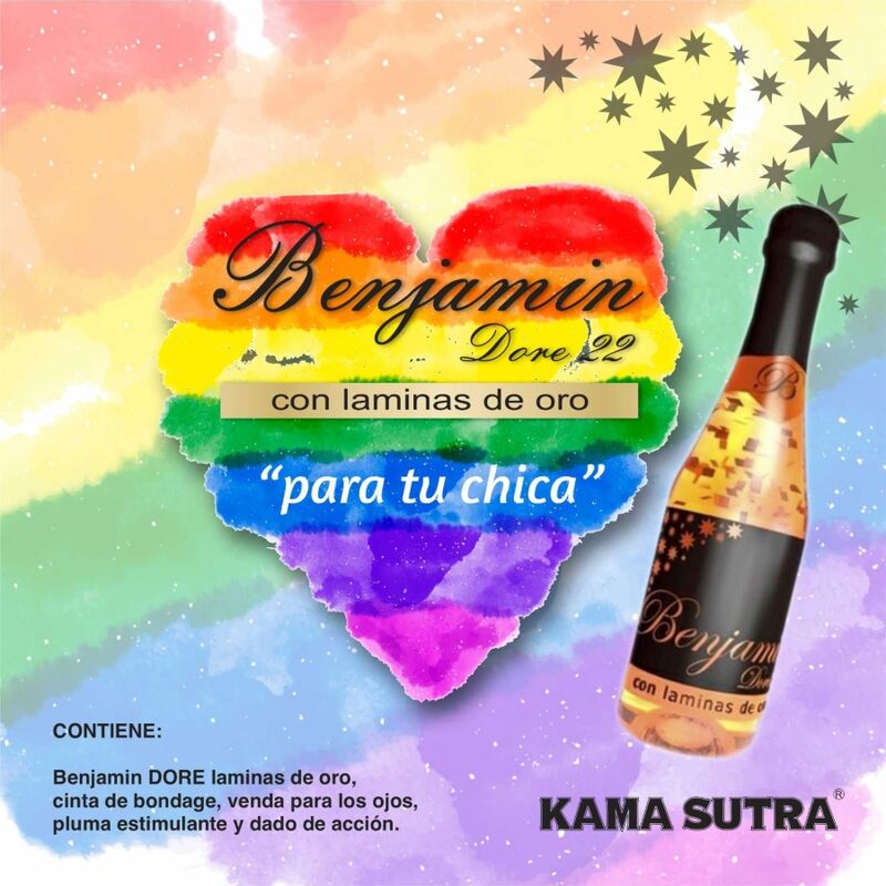 Imagen que nos facilita DIABLO PICANTE de su producto erótico DIABLO PICANTE - BENJAMÍN DORE PARA TU CHICA GAY para nuestra categoría "ARTÍCULOS VARIOS|Kits Parejas".