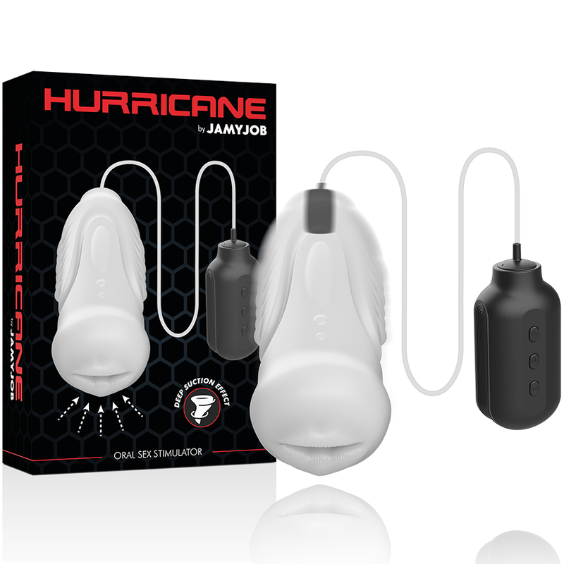 Imagen que nos facilita JAMYJOB de su producto erótico JAMYJOB - HURRICANE ONDAS ESTIMULADORAS SEXO ORAL para nuestra categoría "JUGUETES BIENESTAR |Juguetes para Hombres|Masturbadores varios".