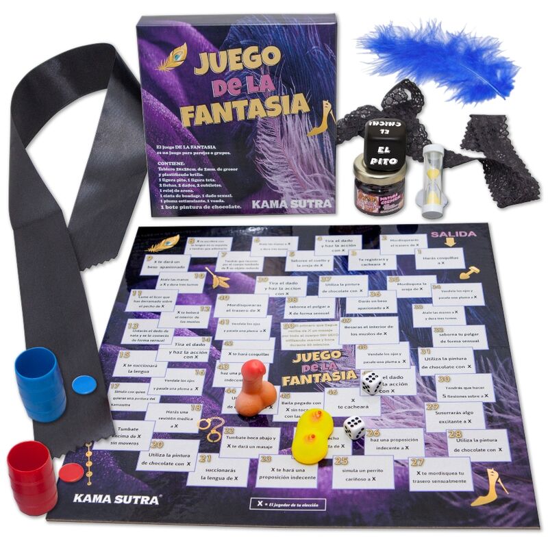 Imagen que nos facilita DIABLO PICANTE de su producto erótico DIABLO PICANTE - JUEGO DE LAS FANTASÍAS para nuestra categoría "JUEGOS |Juegos de mesa".
