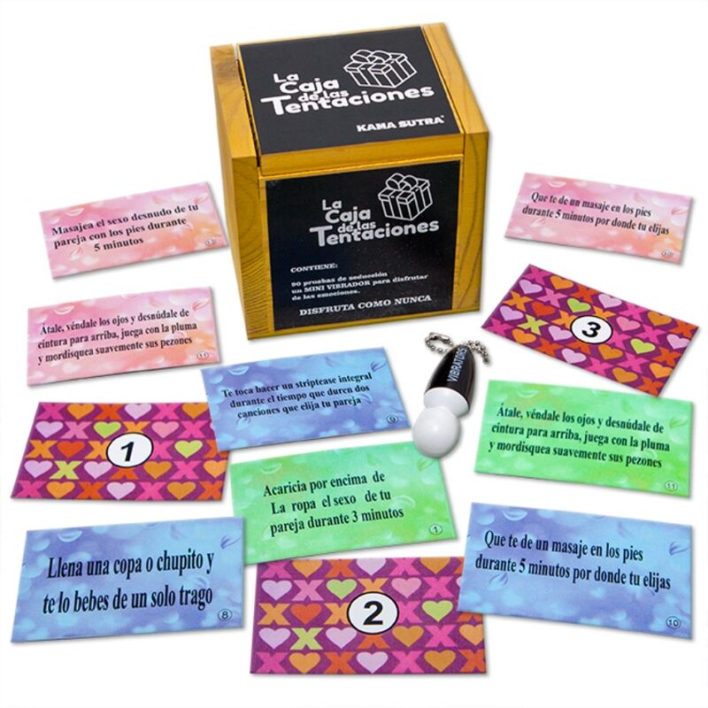 Imagen que nos facilita DIABLO PICANTE de su producto erótico DIABLO PICANTE - JUEGO LA CAJA DE LAS TENTACIONES para nuestra categoría "JUEGOS |Juegos de mesa".