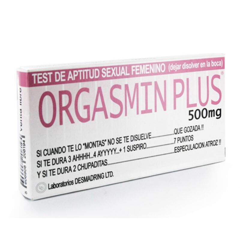 Imagen que nos facilita DIABLO GOLOSO de su producto erótico DIABLO GOLOSO - ORGASMIN PLUS CAJA DE CARAMELOS FEMENINO para nuestra categoría "ARTÍCULOS VARIOS|Dulces|Caramelos Divertidos".