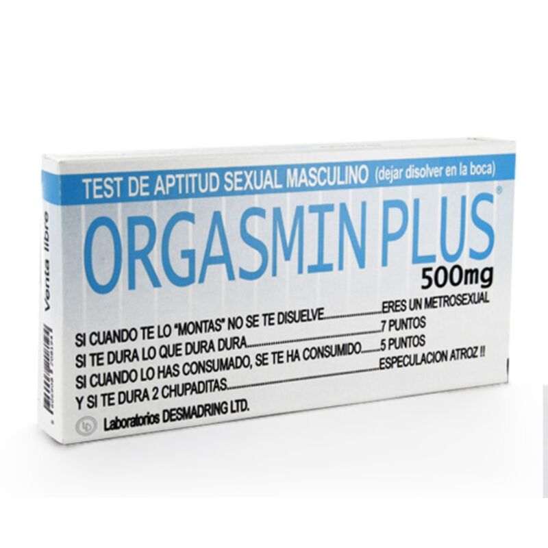 Imagen que nos facilita DIABLO GOLOSO de su producto erótico DIABLO GOLOSO - ORGASMIN PLUS CAJA DE CARAMELOS MASCULINO para nuestra categoría "ARTÍCULOS VARIOS|Dulces|Caramelos Divertidos".