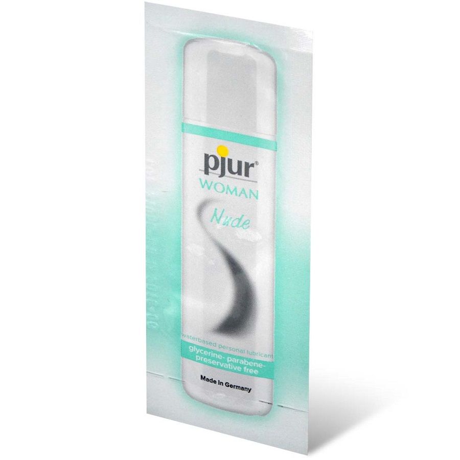 Imagen que nos facilita PJUR de su producto erótico PJUR - WOMAN NUDE LUBRICANTE BASE AGUA 2 ML para nuestra categoría "DROGUERÍA |Lubricantes|Monodosis".