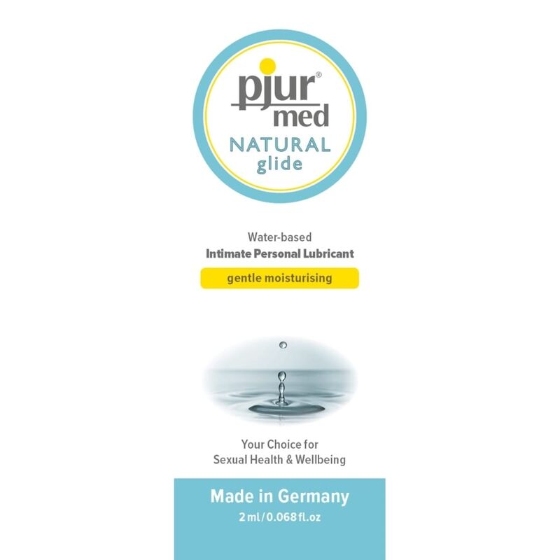 Imagen que nos facilita PJUR de su producto erótico PJUR - MED NATURAL LUBRICANTE BASE AGUA 2 ML para nuestra categoría "DROGUERÍA |Lubricantes|Monodosis".