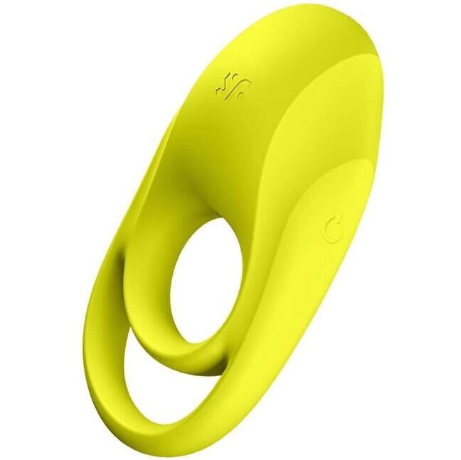 Imagen que nos facilita SATISFYER RING de su producto erótico SATISFYER - SPECTACULAR DUO ANILLO VIBRADOR AMARILLO para nuestra categoría "JUGUETES BIENESTAR |Juguetes para Hombres|Accesorios para el pene|Anillos Pene|Anillos con Vibración".