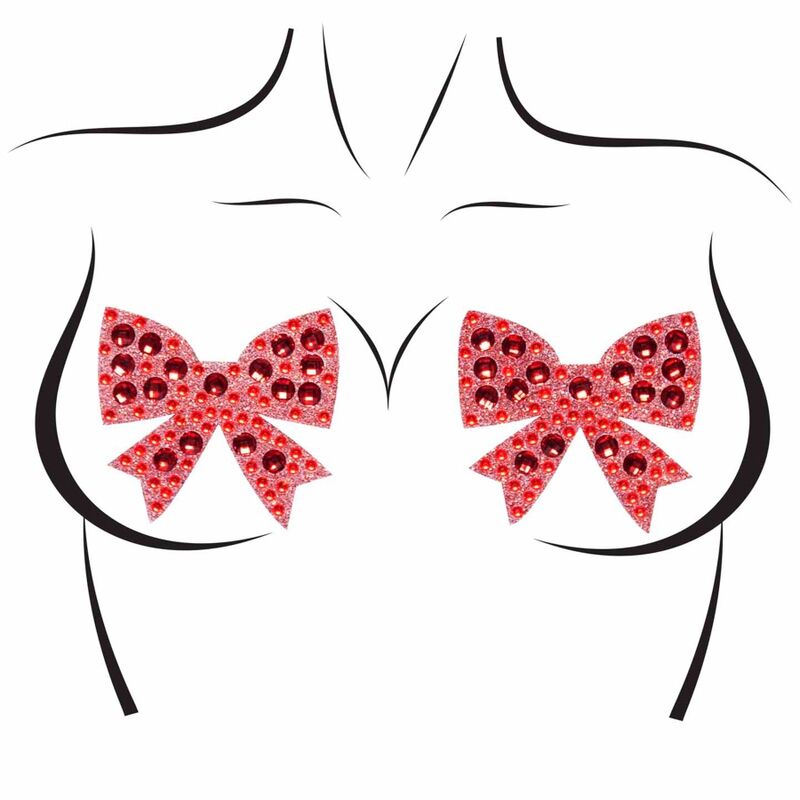 Imagen que nos facilita LEG AVENUE ACCESSORIES de su producto erótico LEG AVENUE - PEZONERAS LAZOS TALLA ÚNICA para nuestra categoría "MODA & LENCERÍA|Lencería Mujer|Accesorios|Pezoneras".