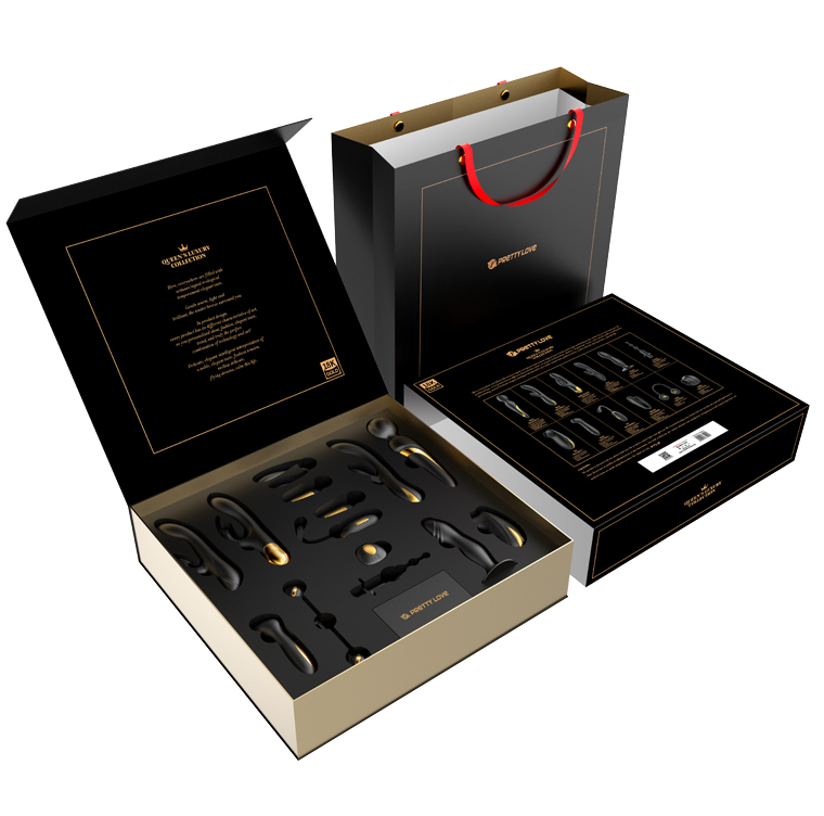 Imagen que nos facilita PRETTY LOVE de su producto erótico PRETTY LOVE - QUEENS LUXURY COLLECTION para nuestra categoría "JUGUETES BIENESTAR |Kits juguetes sexuales".