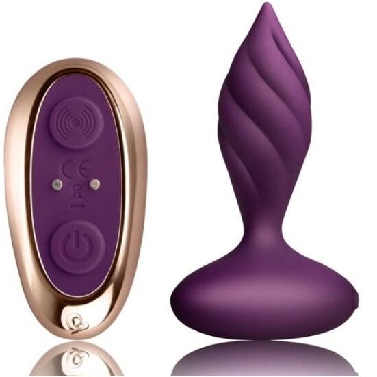 Imagen que nos facilita ROCKS-OFF de su producto erótico ROCKS-OFF - DESIRE ESTIMULADOR ANAL - LILA para nuestra categoría "JUGUETES BIENESTAR |Vibradores|Vibradores control remoto".