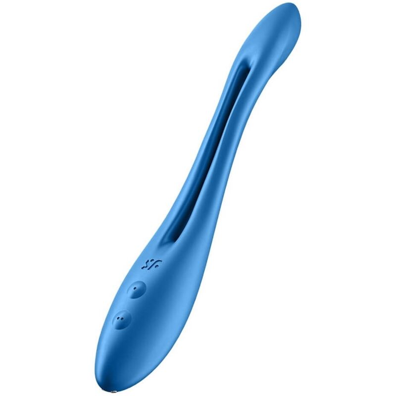 Imagen que nos facilita SATISFYER VIBRATOR de su producto erótico SATISFYER - ELASTIC GAME MULTI VIBRADOR AZUL para nuestra categoría "JUGUETES BIENESTAR |Juguetes para Mujeres|Estimuladores|Para Clítoris".