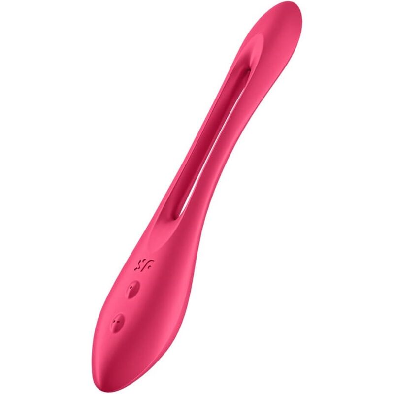 Imagen que nos facilita SATISFYER VIBRATOR de su producto erótico SATISFYER - ELASTIC JOY MULTI VIBRADOR ROJO para nuestra categoría "JUGUETES BIENESTAR |Juguetes para Mujeres|Estimuladores|Para Clítoris".