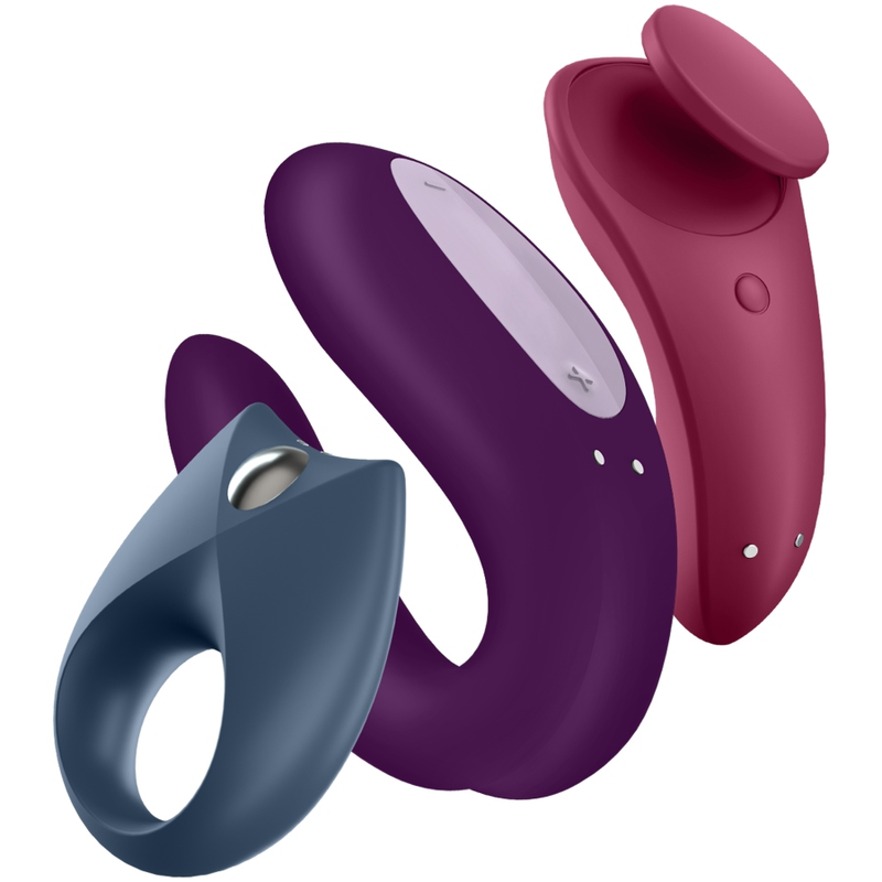 Imagen que nos facilita SATISFYER VIBRATOR de su producto erótico SATISFYER - PARTNER BOX 3 para nuestra categoría "JUGUETES BIENESTAR |Vibradores|Vibradores control remoto".
