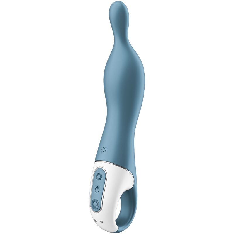 Imagen que nos facilita SATISFYER VIBRATOR de su producto erótico SATISFYER - AMAZING 1 VIBRADOR PUNTO A AZUL para nuestra categoría "JUGUETES BIENESTAR |Vibradores|Rotadores y vibradores".