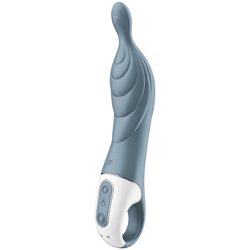 Imagen que nos facilita SATISFYER VIBRATOR de su producto erótico SATISFYER - AMAZING 2 VIBRADOR PUNTO A GRIS para nuestra categoría "JUGUETES BIENESTAR |Vibradores|Rotadores y vibradores".